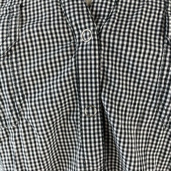 NWT Style & Co. Crinkle Button Down Shirt Size M - Picture 3 of 9